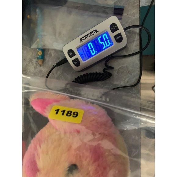 2019 Animal Adventures Bunny Tie-dyed Pastel Pink Accents, 11 Inch Sitting Child - Picture 10 of 10